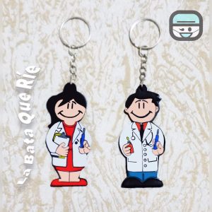 Llavero Médicos (Doctora y Doctor)