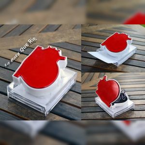 Portanotas y Clips Corazón